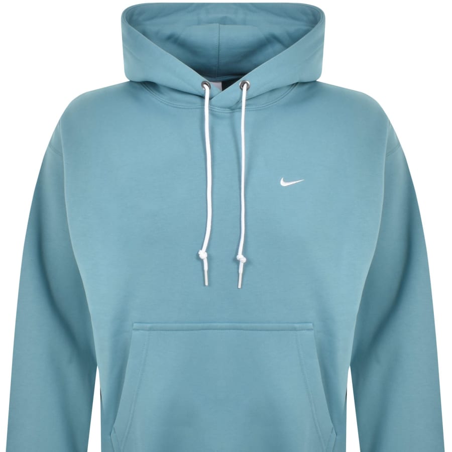 Nike Solo Swoosh Hoodie Turquoise Blue
